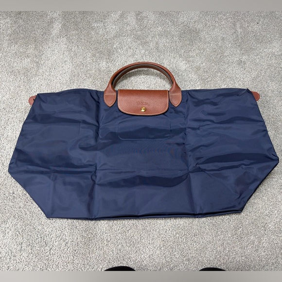 Longchamp Large Le Pliage Original Travel Bag Plum - Picture 3 of 10